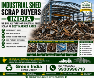 Industrial Shed Scrap Buyers in India