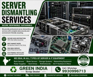 Server Dismantling Services in Navi Mumbai | Green India